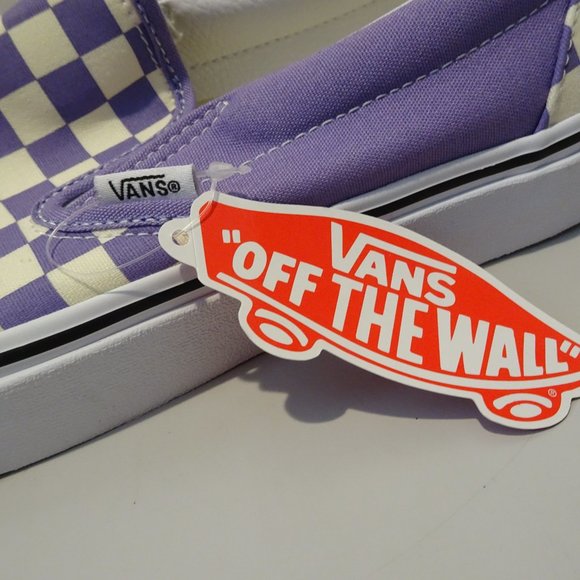 Vans Classic Slip-On Checkerboard Violet Tulip Size US 10.5 Men New Shoes main image 5